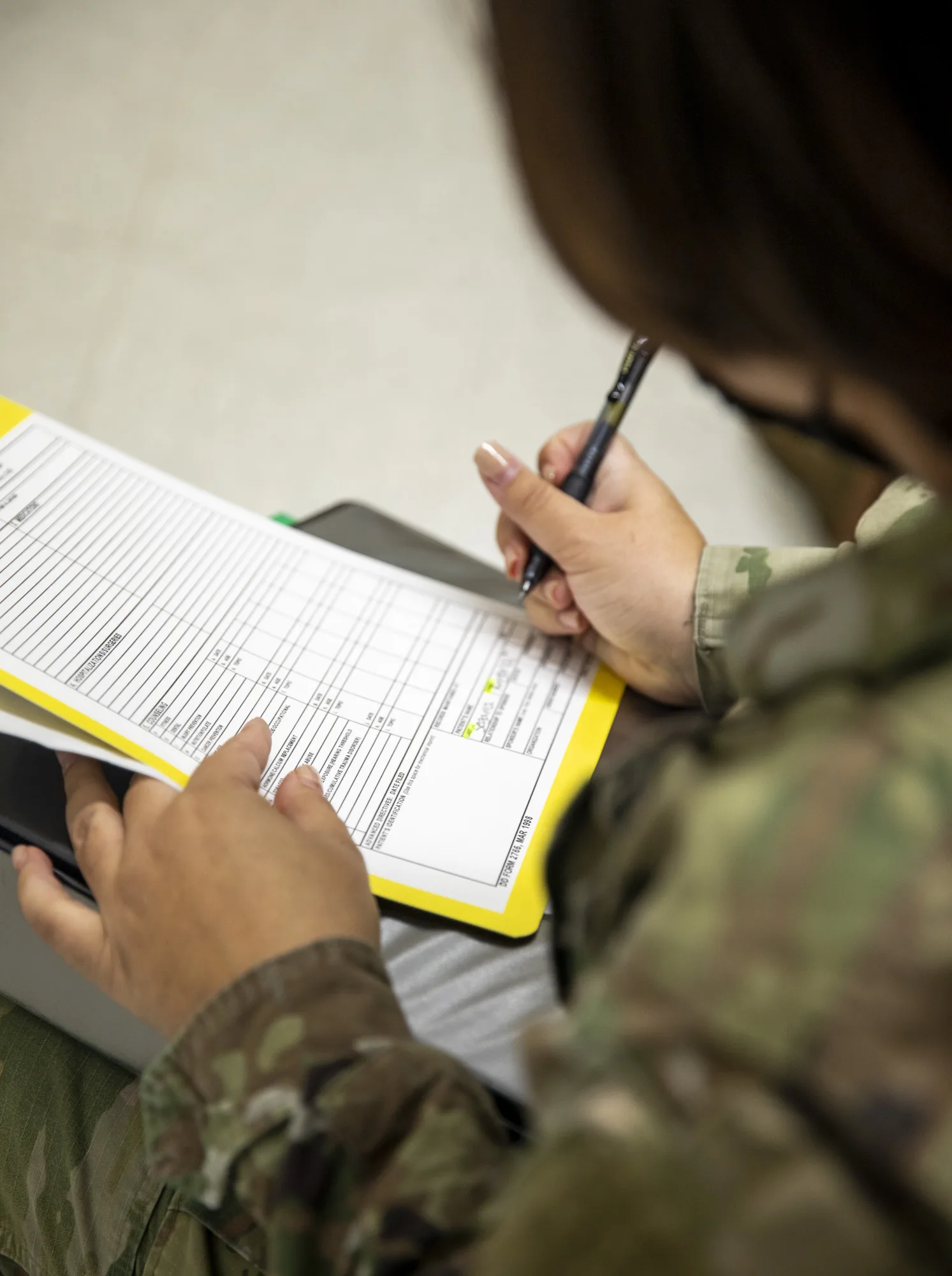 Army Discharge Review Board PTSD application file under review