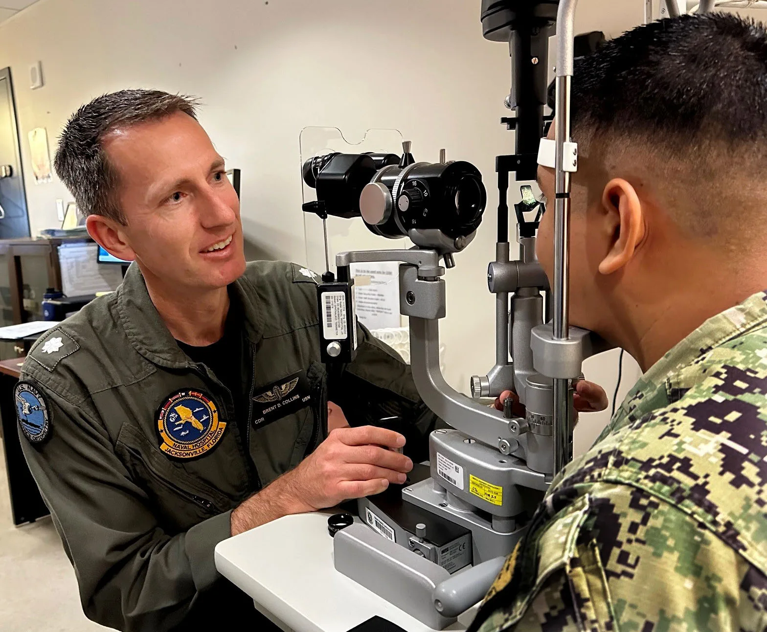 doctor conducting a fitness for duty determination